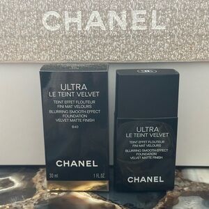 Chanel ULTRA LE TEINT VELVET Blurring Smooth Effect Matte Finish Foundation B40